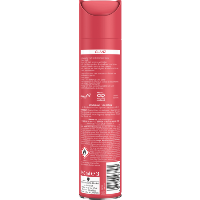 Schwarzkopf taft Haarspray Glans 250 ml