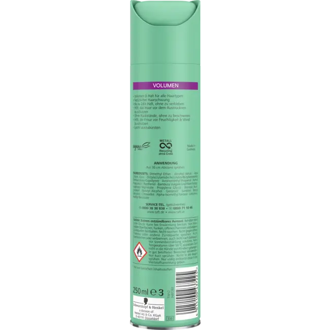 Schwarzkopf taft Haarspray Volume 250 ml