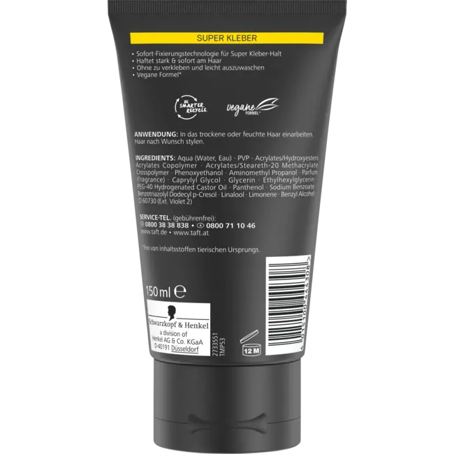 Schwarzkopf taft Haargel SUPER GLUE hold 14 150 ml