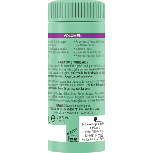 Schwarzkopf taft Haarpoeder VOLUMEN 10 g