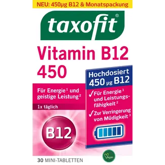 taxofit taxofit Vitamine B12 450 Tabletten 30 St