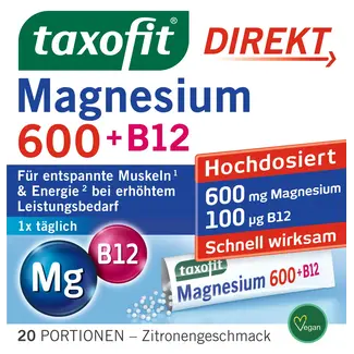 taxofit taxofit Magnesium 600 + B12 Direct-granulaat 20th St