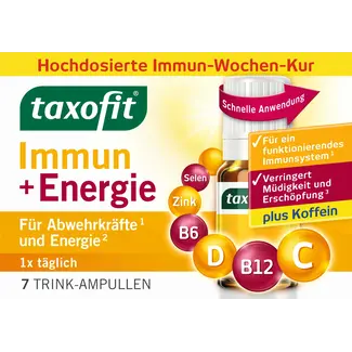 taxofit taxofit Immun + Energie Drinkampullen Immuunkuur 7st