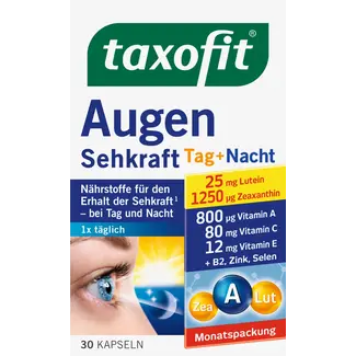 taxofit taxofit Ogen Gezichtsvermogen Dag+nacht Capsules