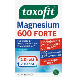 taxofit taxofit Magnesium 600 Forte Depot Tabletten 30st