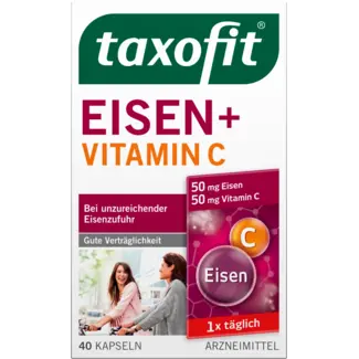 taxofit taxofit Ijzer + Vitamine C Capsules