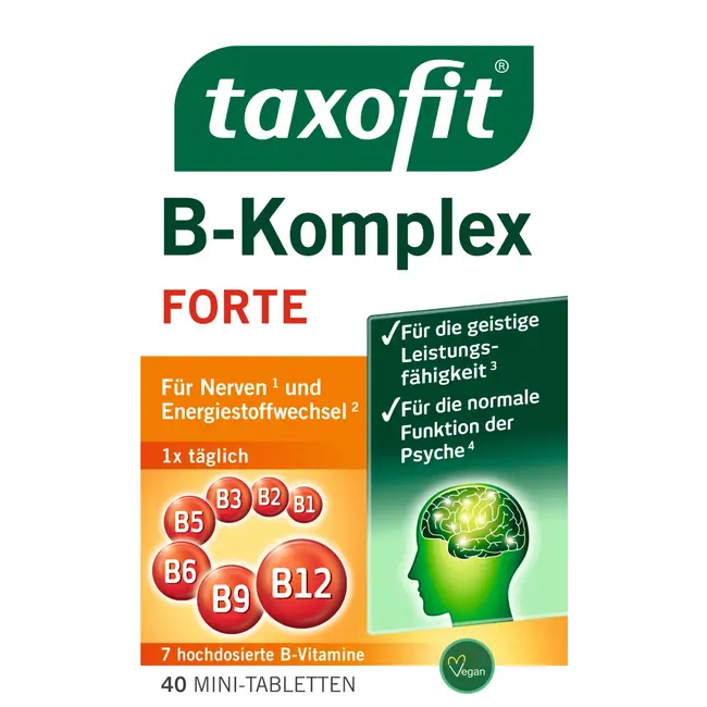 taxofit Vitamine B-complex Tabletten 40 St. 7.4 g