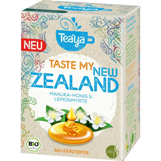 Teaya Kruidenthee 'taste My New Zealand' Met Manuka Honing & Lemonmyrte (17 Zakjes) 34 g