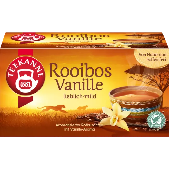 Teekanne Kruidenthee Rooibos, Vanille (20 Zakjes) 35 g