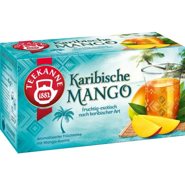 Teekanne Vruchtenthee Caribische Mango (20 Zakjes) 45 g