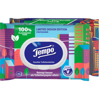 Tempo Tempo Vochtig Toiletpapier Zacht & Fris (2x42 St)