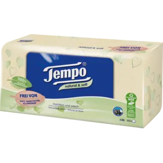 Tempo Tempo Zakdoeken Box Natural & Soft