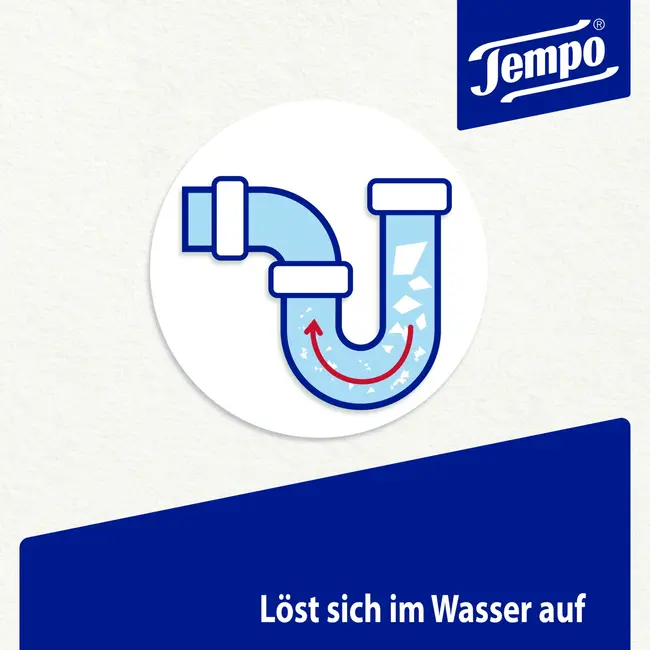 Tempo Vochtig Toiletpapier Zacht & Verzorgend Kamille (2x42 St) 84 St