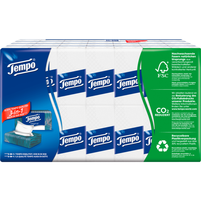 Tempo Zakdoeken (56x10 St.) 560 St