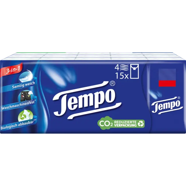 Tempo Zakdoeken (15x10 St.) 150 St