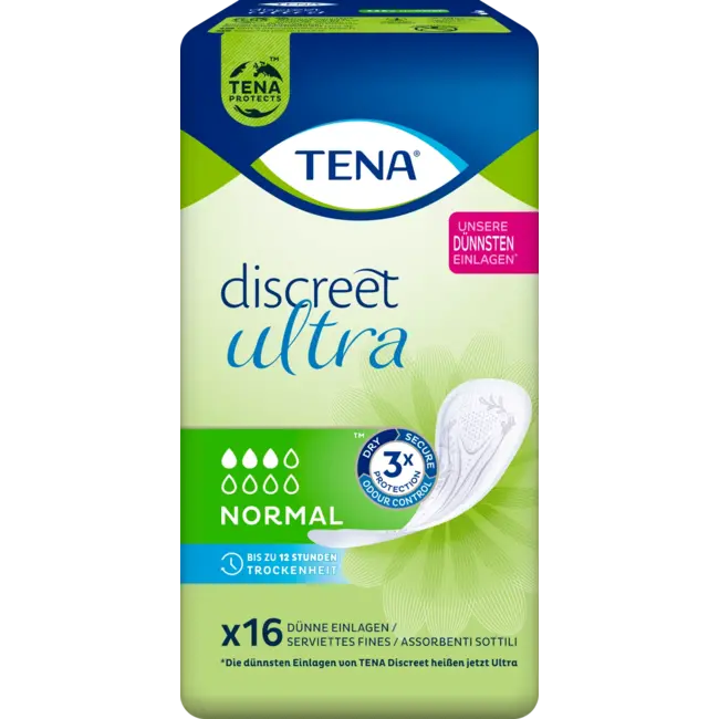 TENA Discreet Maandverband Incontinentie Ultra Normaal 16 St