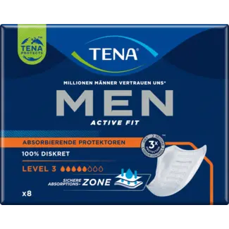 TENA TENA Men Inlegzolen Incontinentie Niveau 3