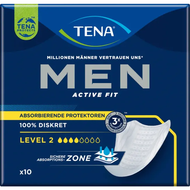 TENA Men Maandverband Incontinentie Niveau 2 10 St