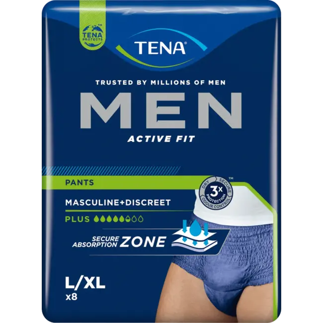 TENA Men Pants Inkontinenz Gr. L Plus 8 St