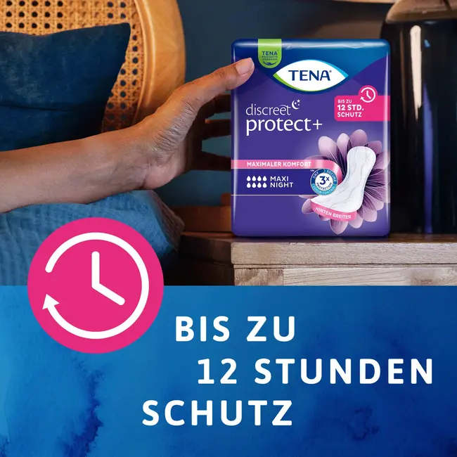 TENA Discreet Inlegkruisjes Incontinentie Maxi Night 6 St