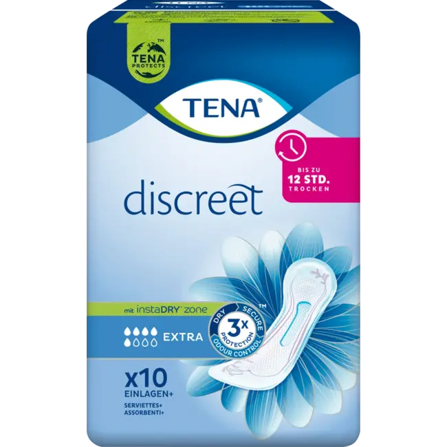 TENA Discreet Inlegkruisjes Incontinentie Extra 10 St