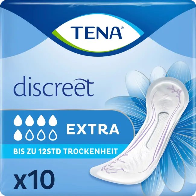 TENA Discreet Inlegkruisjes Incontinentie Extra 10 St