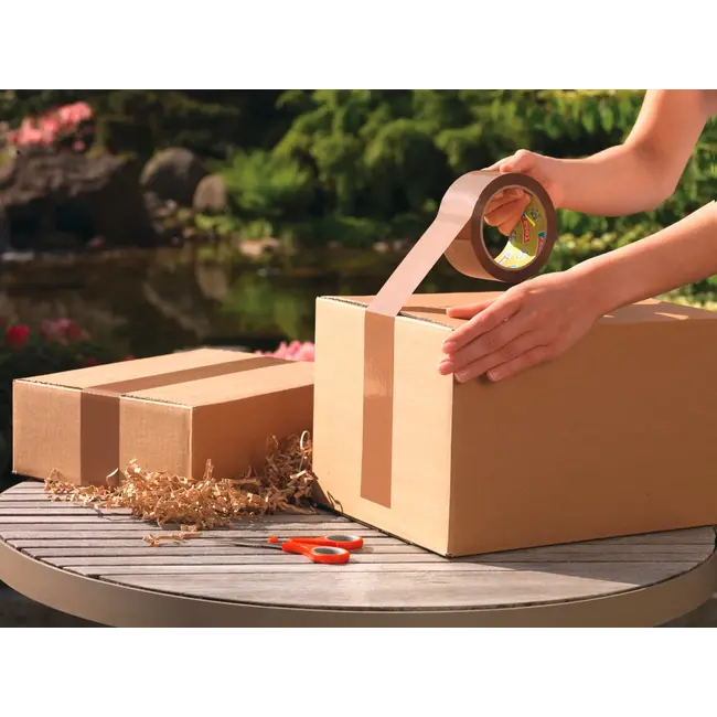 tesa Klebeband Eco & Strong, Braun 66 m