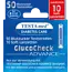 Testa med Glucocheck ADVANCE Combiverpakking 50 Bloedsuiker Teststrips + 10 Lancetten 50 St