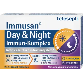 tetesept tetesept Immusan Day & Night Immuuncomplex Tabletten 2x14 St
