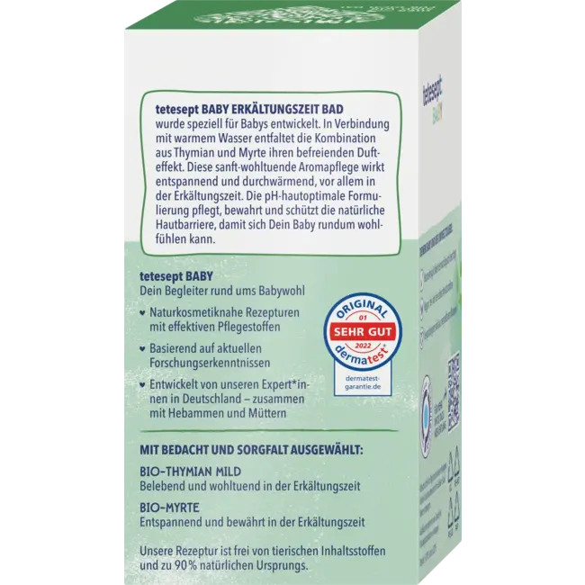 tetesept Baby Verkoudheid Bad Met Tijm & Mirte 100 ml