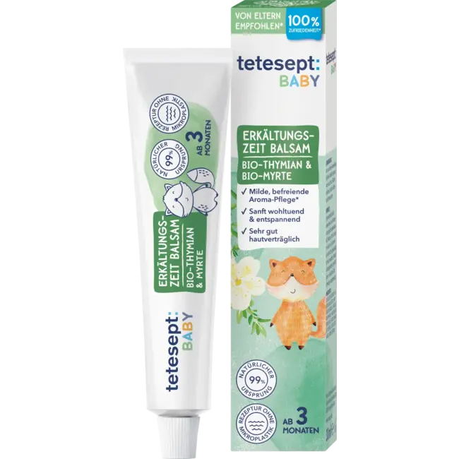 tetesept Baby Verkoudheid Balsem Met Tijm & Mirte 30 ml