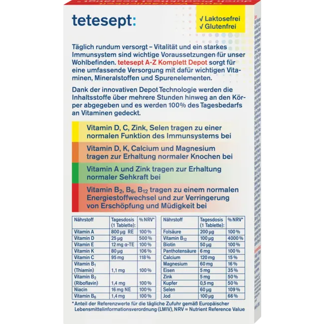 tetesept A-Z Tabletten 48 g
