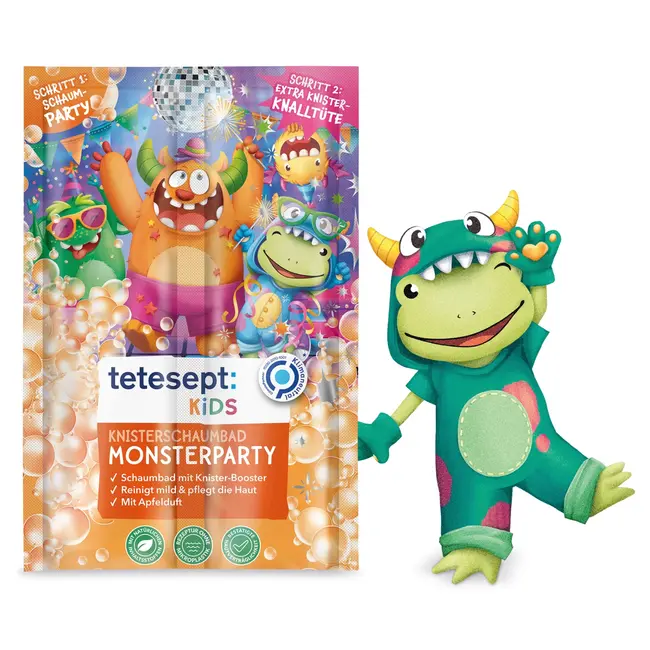 tetesept Bubbelbad Badplezier Knisper Monsterparty 45 g