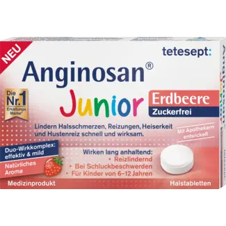 tetesept tetesept Anginosan Junior Keel Tabletten Suikervrij