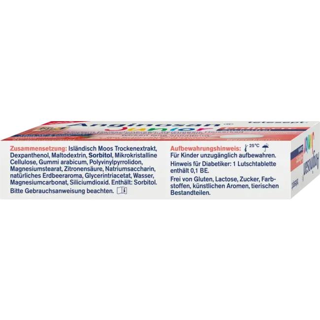 tetesept Anginosan Junior Keel Tabletten Suikervrij 20 St