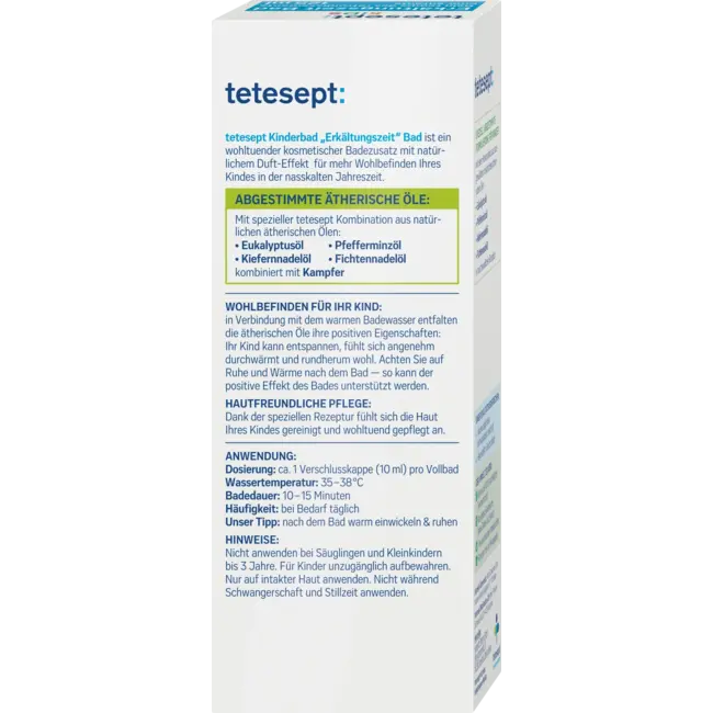 tetesept Kinderbadadditief Verkoudheidstijd Bad 125 ml