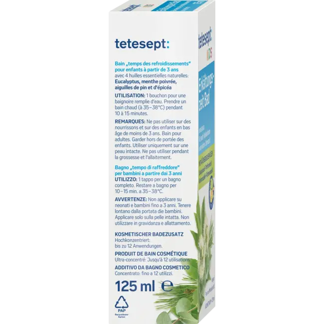 tetesept Kinderbadadditief Verkoudheidstijd Bad 125 ml