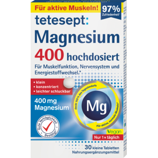 tetesept tetesept Magnesium 400 Tabletten 30 Stuks