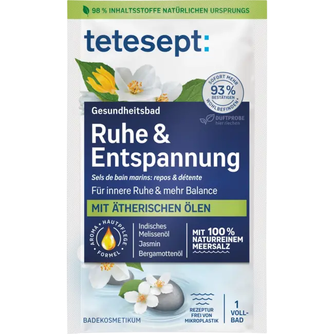 tetesept Badzout Rust & Ontspanning 80 g