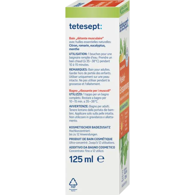 tetesept Badolie Spierontspanning 125 ml