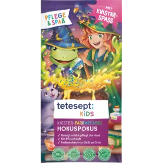 tetesept tetesept Kinderbadadditief Knetter-kleurwisselbad Hocus Pocus