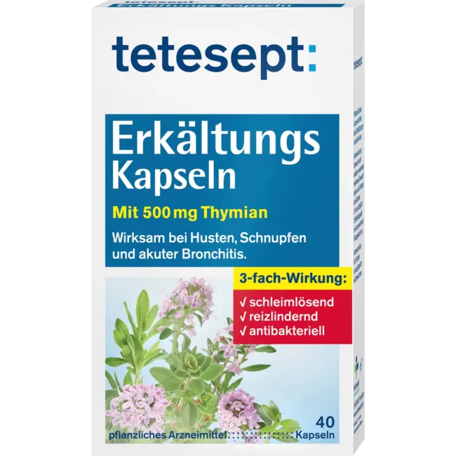 tetesept Verkoudheidscapsules 40 St