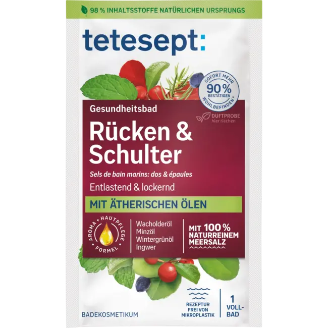 tetesept Badzout Rug & Schouder 80 g