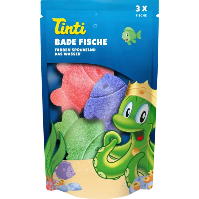 Tinti Badadditief Voor Kinderen Badvissen 3 St