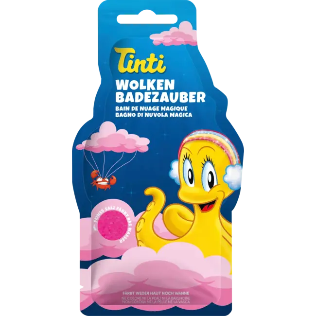 Tinti Kinderbadadditief Wolkenbadmagie Roze 50 g