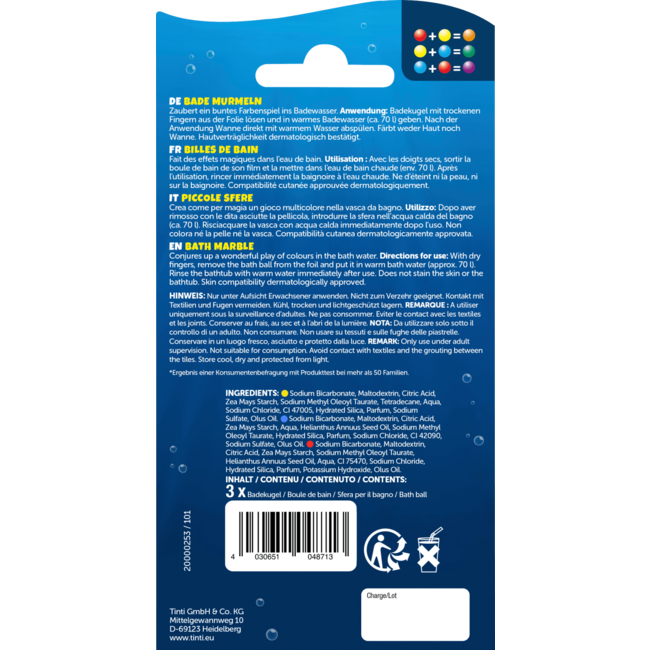 Tinti Kinderbadadditief Bad Knikkers 3 St