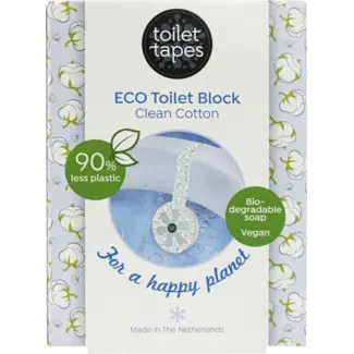 toilet tapes ECO toilet tapes ECO Wc-stein Toiletblok Schoon Katoen