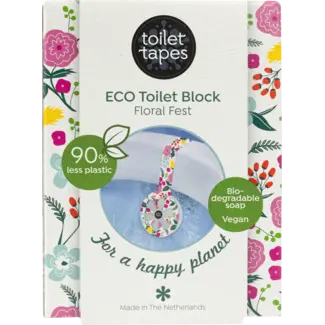 toilet tapes ECO toilet tapes ECO Wc-stein Toiletgebouw Bloemenfeest