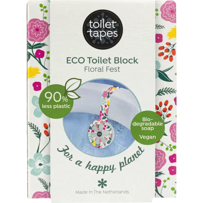 toilet tapes ECO Wc-stein Toiletgebouw Bloemenfeest 1 St
