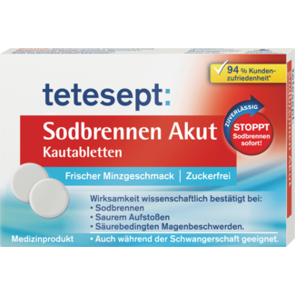 tetesept tetesept Brandend Maagzuur Acute Kauwtabletten